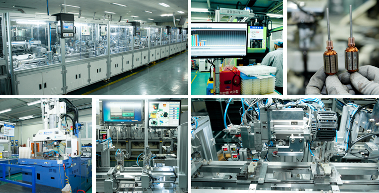 Electronic device line production process